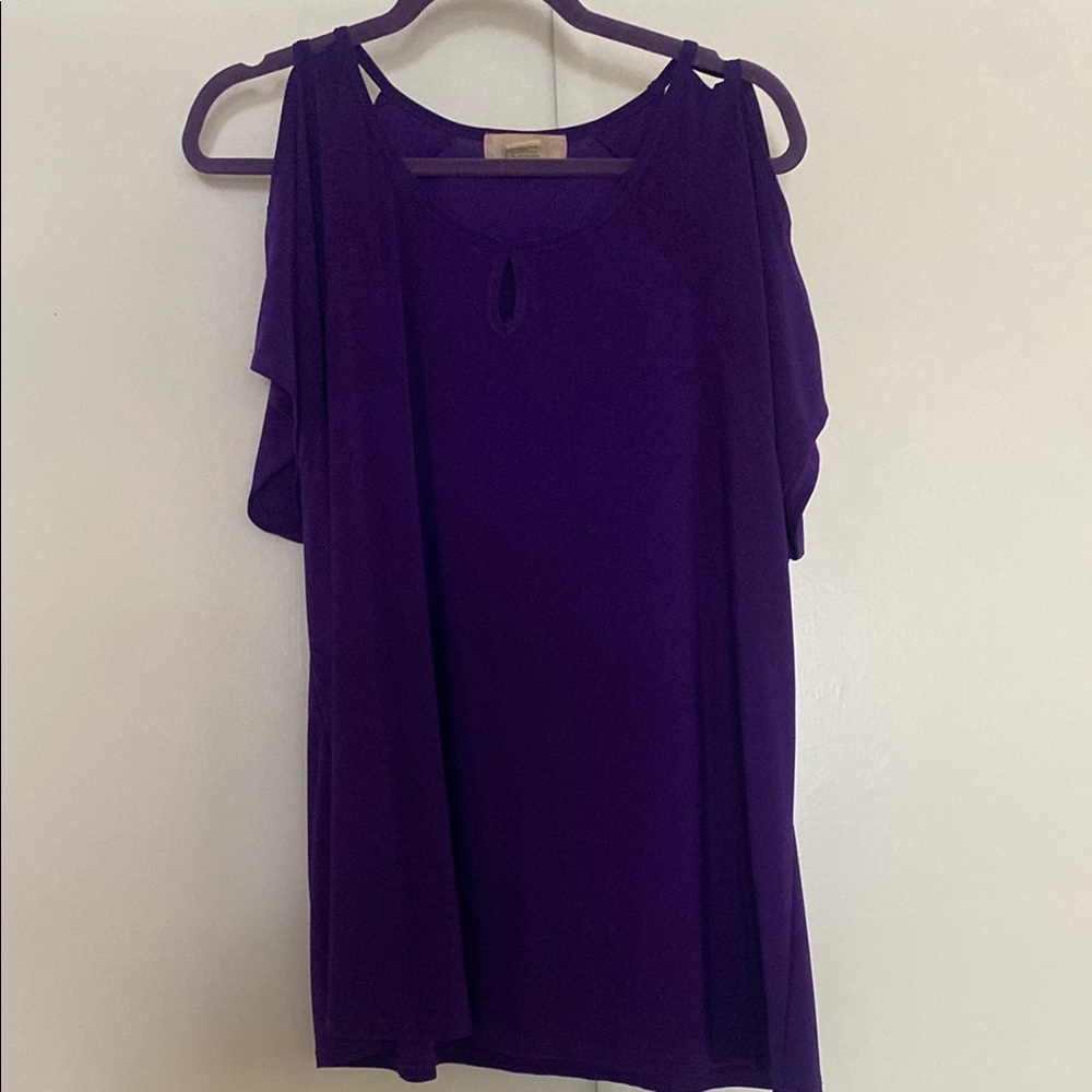 Elegant Purple Women's Top